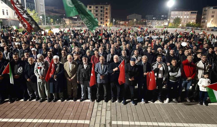 Muş’ta Filistin İçin Binlerce Kişi Yürüdü