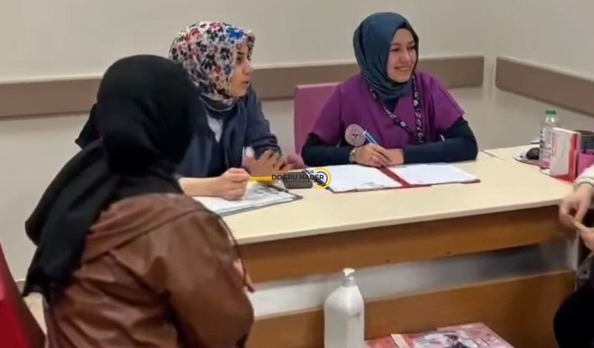 Tatvan Devlet Hastanesi Gebe Okulu’ndan Anne Adaylarına Bilinçli Gebelik Desteği