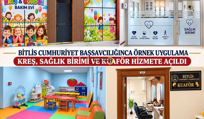 Bitlis Adliyesinde Üç Yeni Hizmet Birimi Açıldı