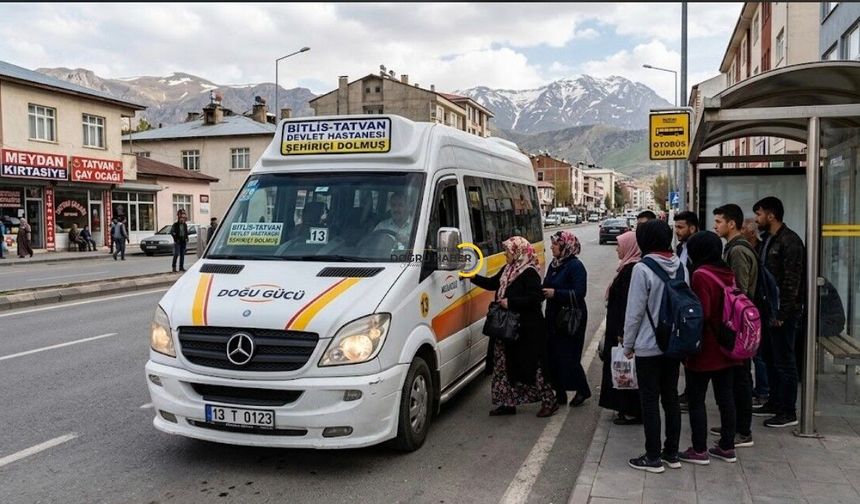 Tatvan’da Şehir İçi Ulaşıma Zam! Yeni Tarife 15 Ekim’de Başlıyor