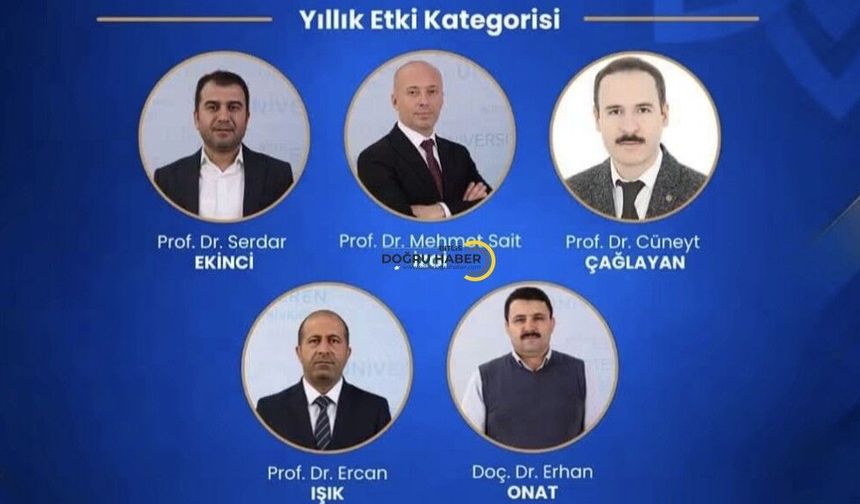 Bitlis Eren Üniversitesi’nden Uluslararası Başarı: 5 Akademisyen Dünyanın En Etkili Bilim İnsanları Listesinde!