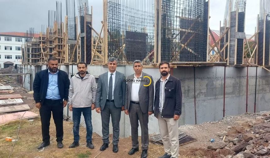 Ahlat'ta eğitim yatırımları incelendi