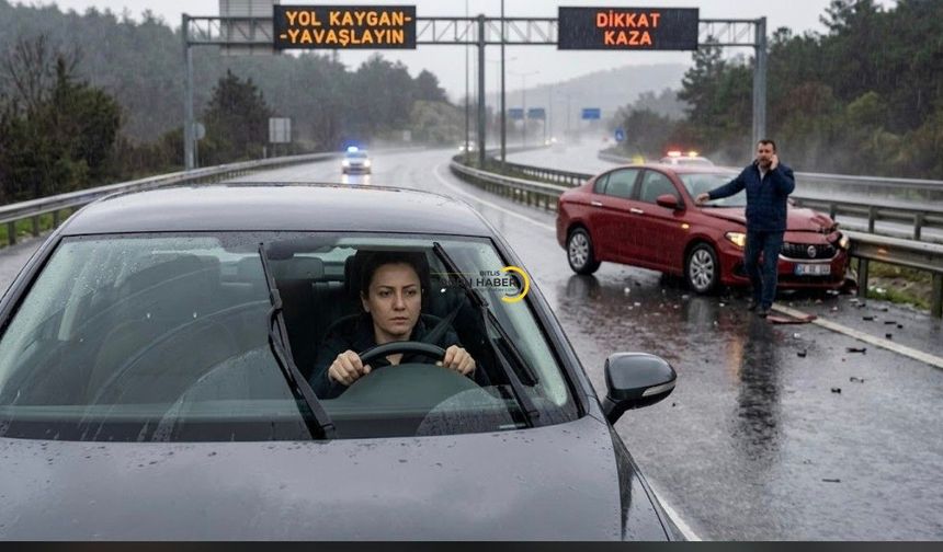Yağışlı Havalarda Sürücülere Kritik Uyarı: Asfalt Kayganlaşıyor!