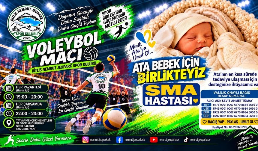 Bitlis’te Ata Bebek İçin Tek Yürek Oldular!
