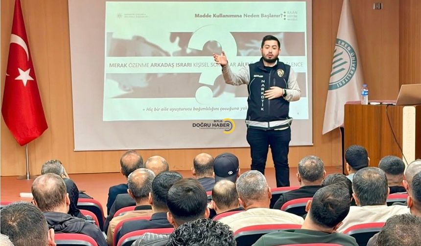 Bitlis’te 113 Özel Güvenlik Görevlisine KAAN Uygulaması Eğitimi Verildi