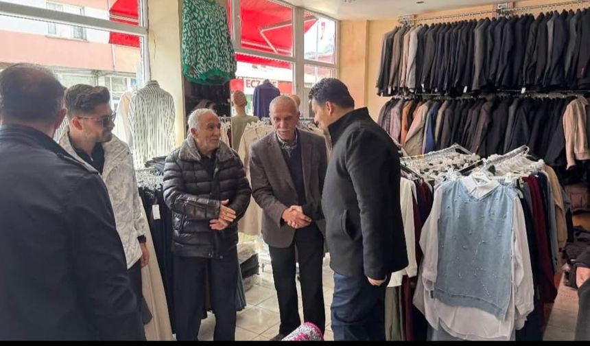 Ahlat Belediye Başkanı Yavuz Gülmez'den Çarşı Esnafına Ziyaret