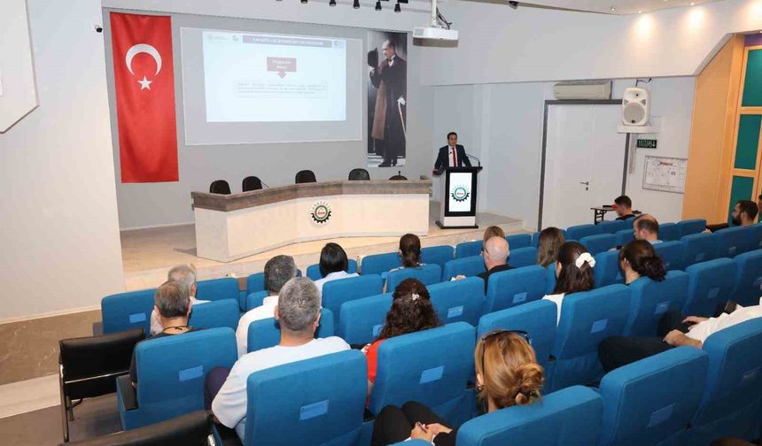 Denizli OSB’de Kapasite Geliştirme Küresel Rekabetçilik Destek programı anlatıldı